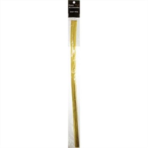 AussieSuperStore Art & Craft Essentials 18 Gauge - 20pcs Floral Stem Wire Gold (in 2 sizes) Floral Stem Wire Gold (in 2 sizes) | Floral Craft Accessories 9323823196240 FLA17012